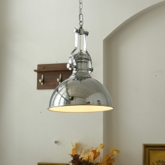 Vintage industrial style chandelier 03