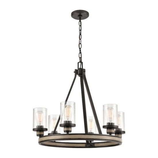 Vintage industrial style chandelier 14