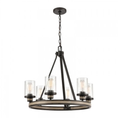 Vintage industrial style chandelier 14